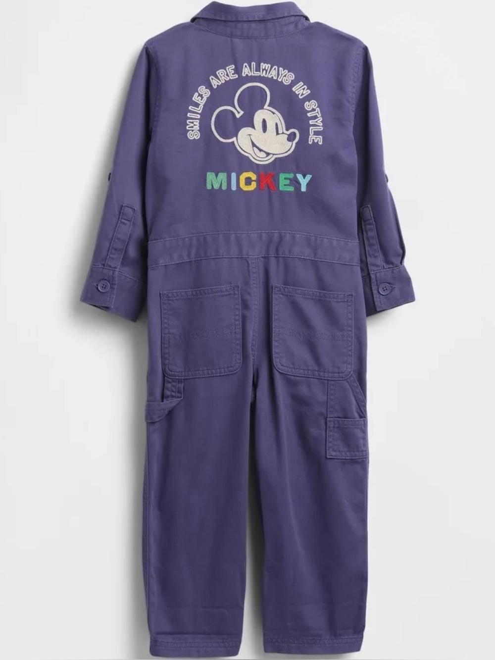 Gap × Disney Baby & Toddler Mickey Mouse Coveralls - Picture 6 of 7